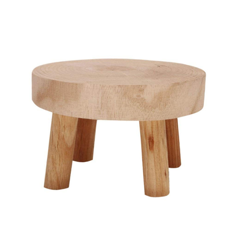 FBIL-Mini Wooden Stool Display - Up Bonsai Garden ulasan dan harga