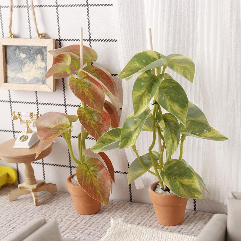 1/12 Dollhouse Simulation Gree - Bonsai Garden Plants ulasan dan harga