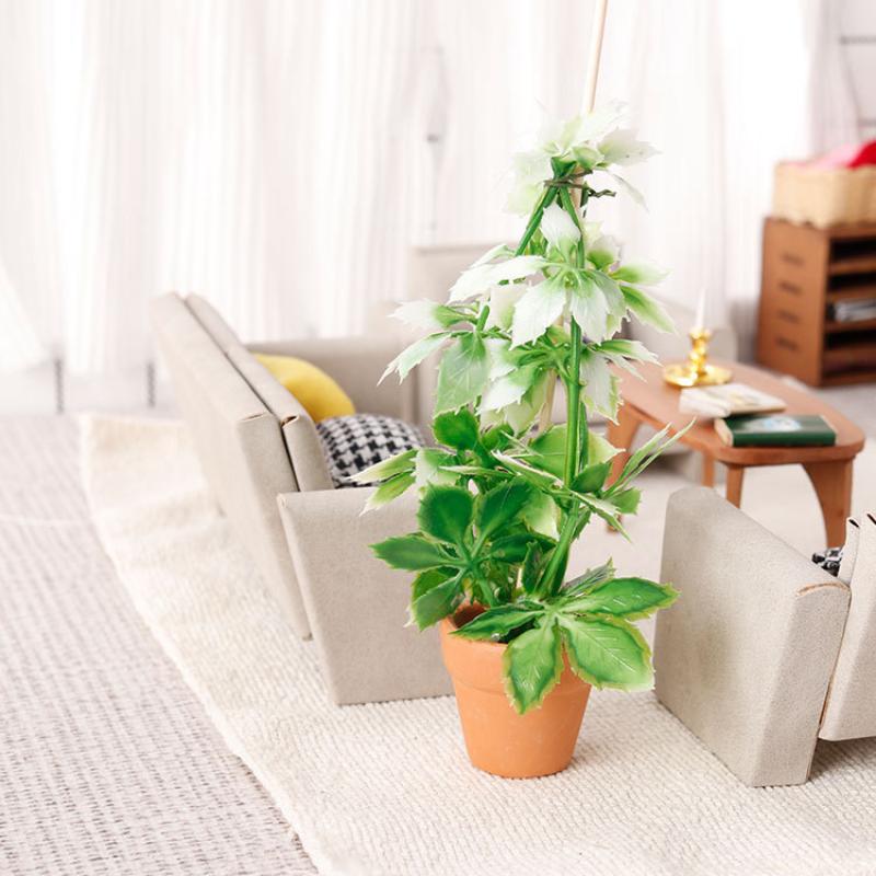 1/12 Dollhouse Simulation Gree - Bonsai Garden Plants ulasan dan harga
