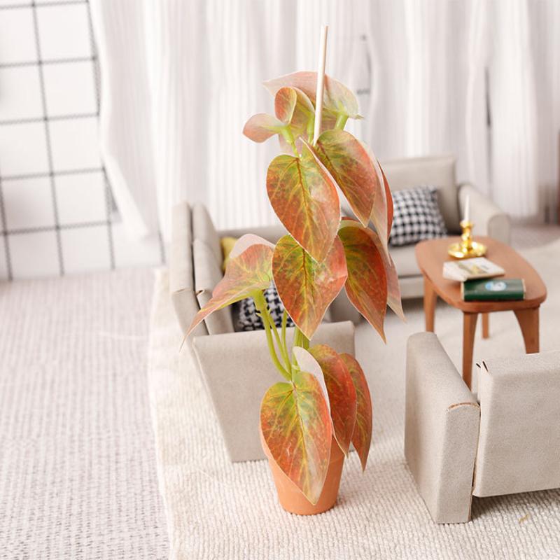 1/12 Dollhouse Simulation Gree - Bonsai Garden Plants ulasan dan harga