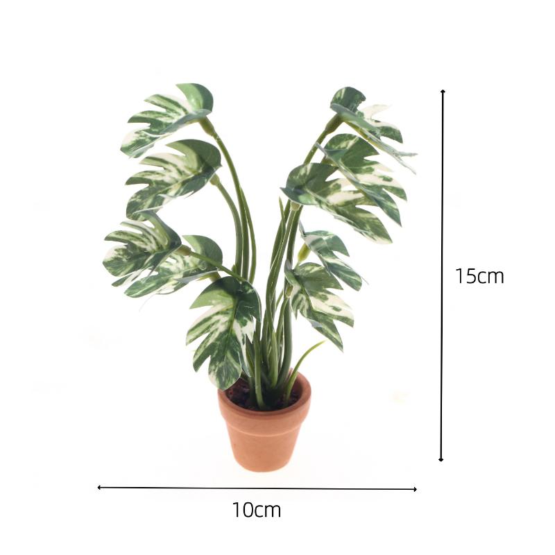 New.1PC 1/12 Dollhouse Simulat - Bonsai Garden Plants ulasan dan harga